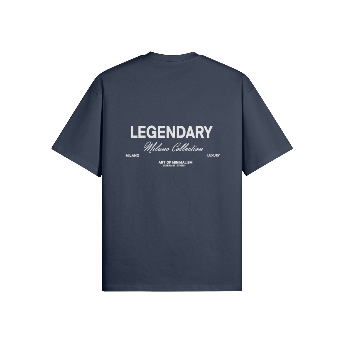 INDIGO BLUE 'MILANO' LUXURY LABEL TEE
