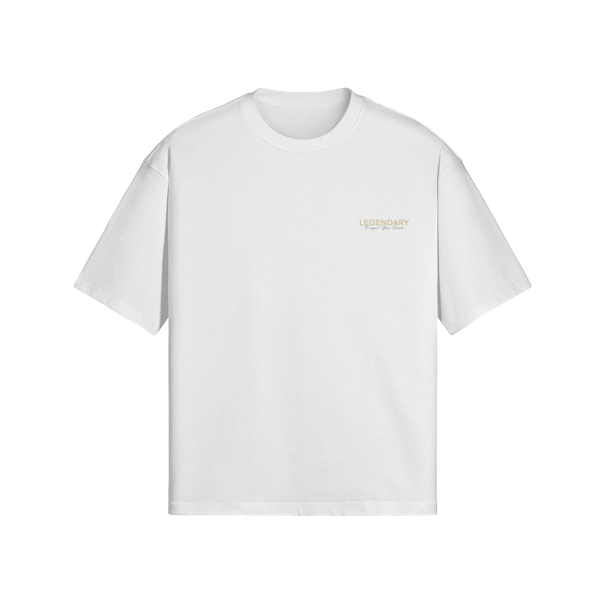 SABLE WHITE 'TRIUMPH COMPETITION' BOXY TEE