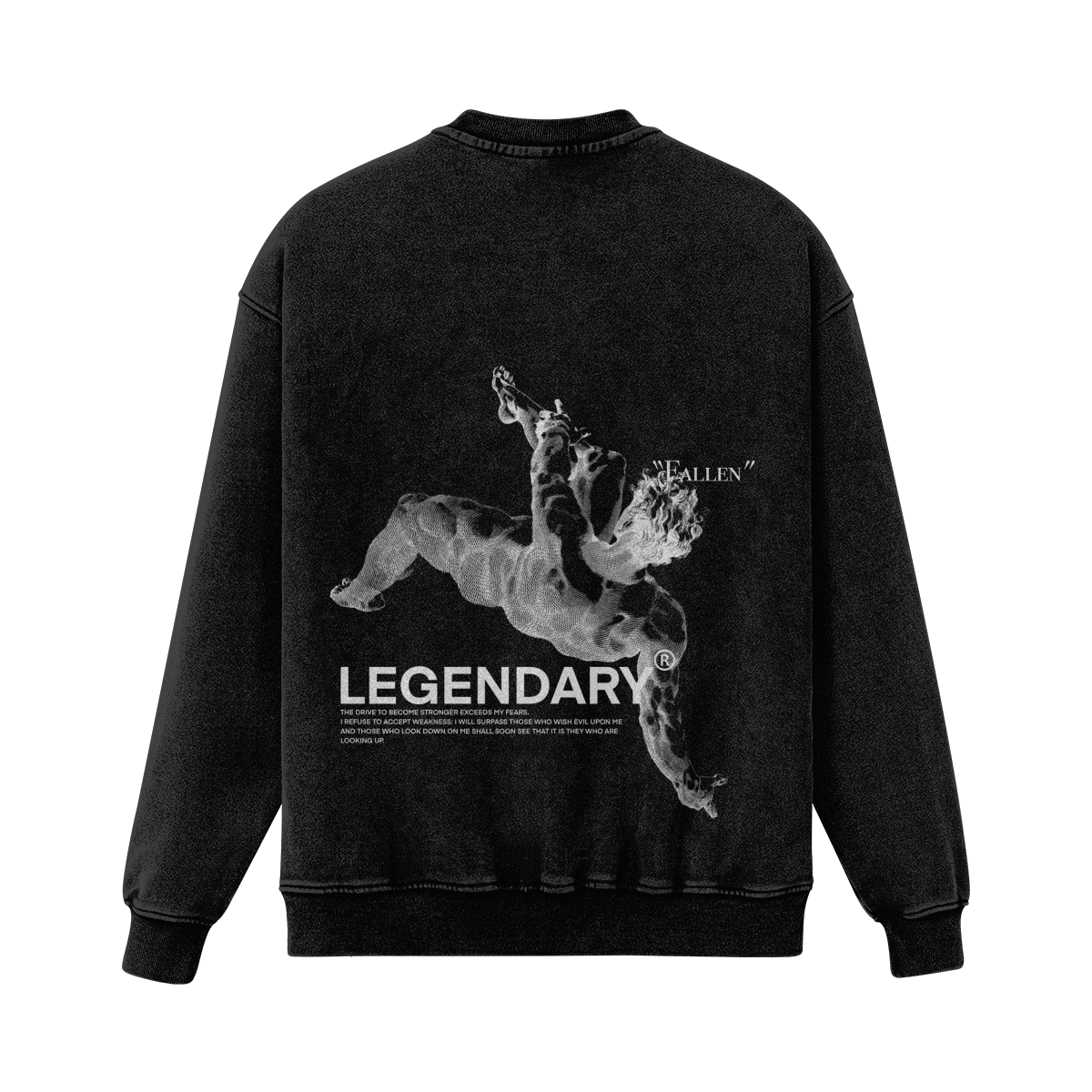 "FALLEN" OVERSIZED VINTAGE SWEATSHIRT