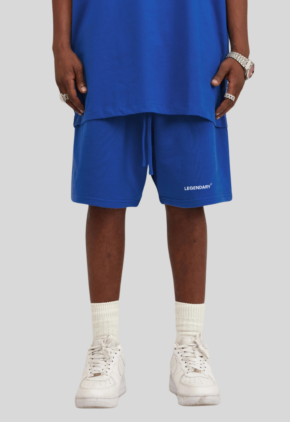 COLBALT BLUE STAPLE SHORTS