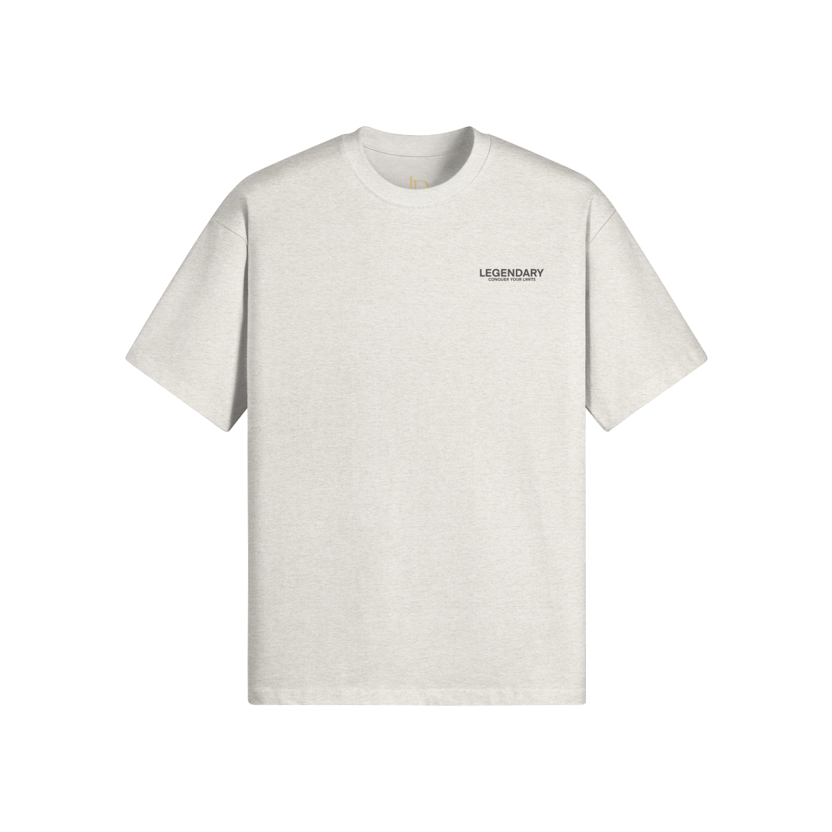 HEATHER GREY CYL STAPLE T-SHIRT