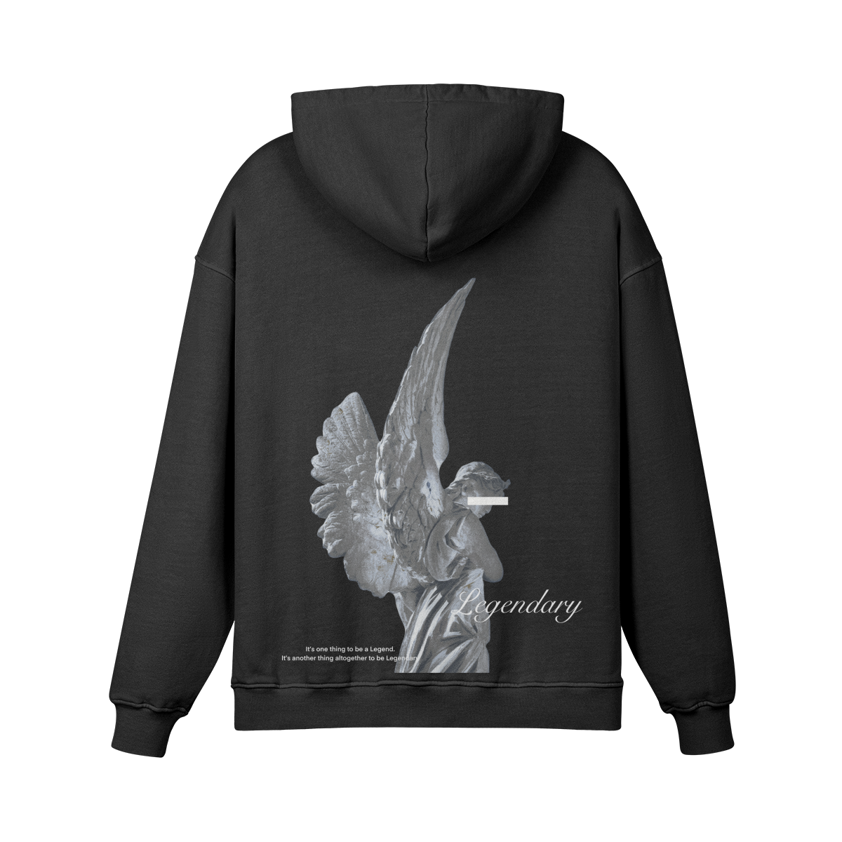 BLACK "ANGELIC" HOODIE