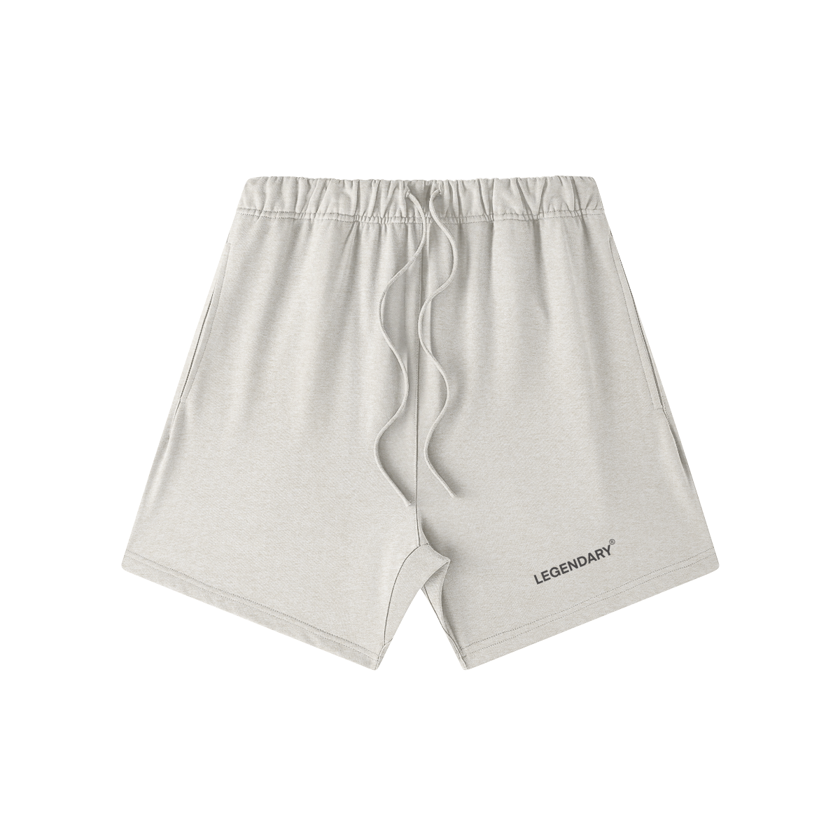 HEATHER GREY STAPLE SHORTS