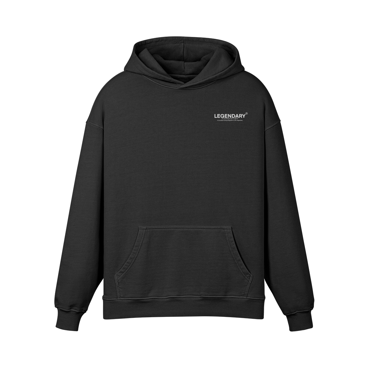 BLACK "GOD SENT" HOODIE