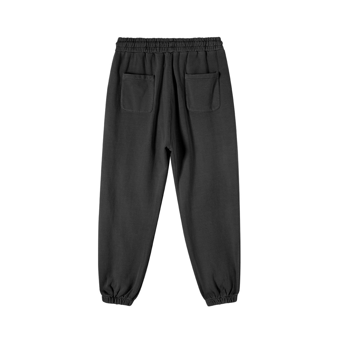 BLACK VINTAGE BAGGY SWEAT PANTS